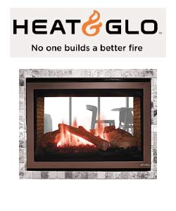 Heat N Glo gas Fireplace