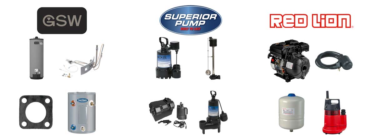 Plumbing Pumps and Parts Product Banner