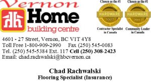 Home Building Centre-Chad Rachwalski Business Card