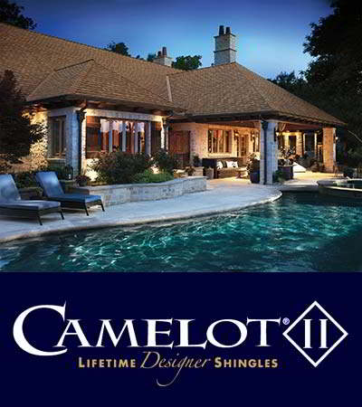 GAF's Camelot II Barkwood Roofing Example on a Home