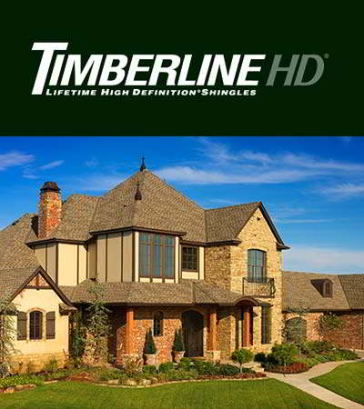 GAF Timberline HD Weathered Wood Shingles House