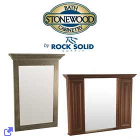 Rock Solid Supply - Stonewood Bath Mirrors